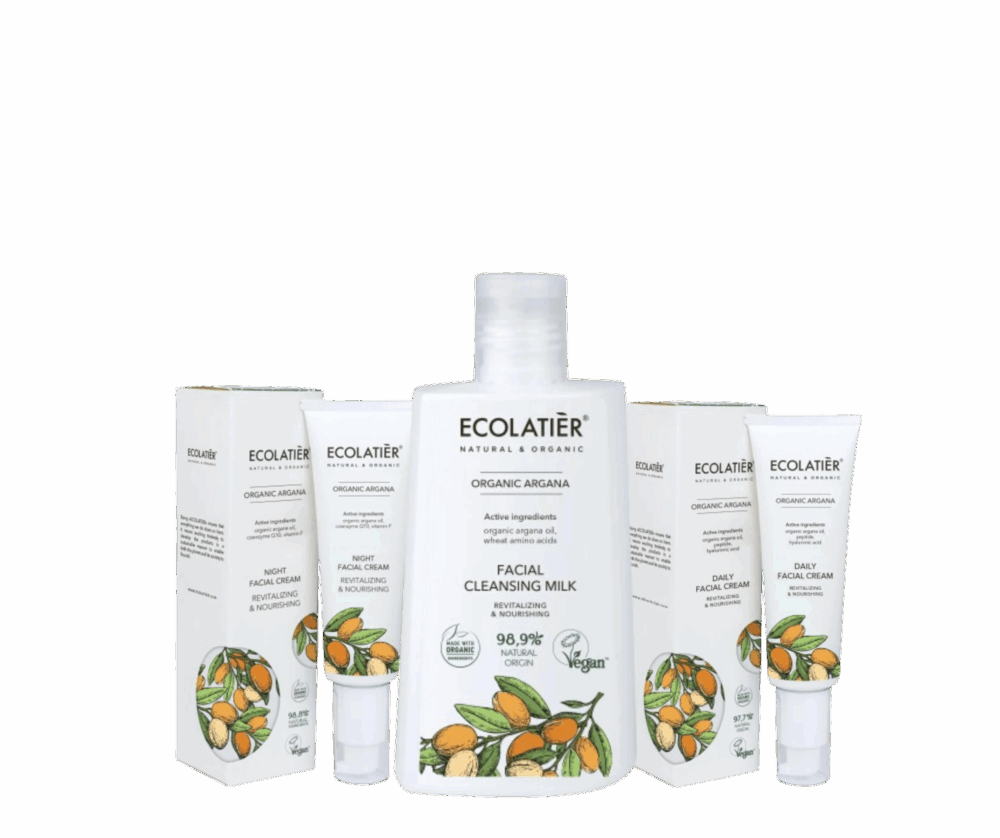 Ecolatier-Сет-за-лице-с-арган-за-всеки-тип-кожа-Мляко-за-лице-дневен-и-нощен-крем-odonata Ecolatier - Сет за лице с арган за всеки тип кожа - Мляко за лице, дневен и нощен крем