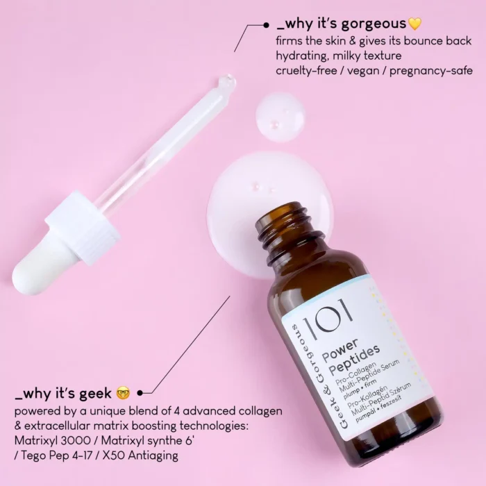 Пептиден серум Power Peptides Pro-Collagen- Geek&Gorgeous - Image 2