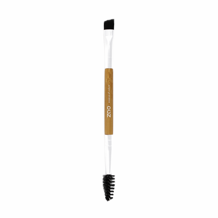 Zao Organic Duo eyebrow brush 712