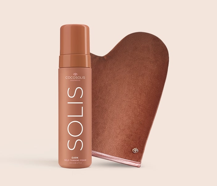 COCOSOLIS - Натурална автобронзираща пяна + ръкавица за тен