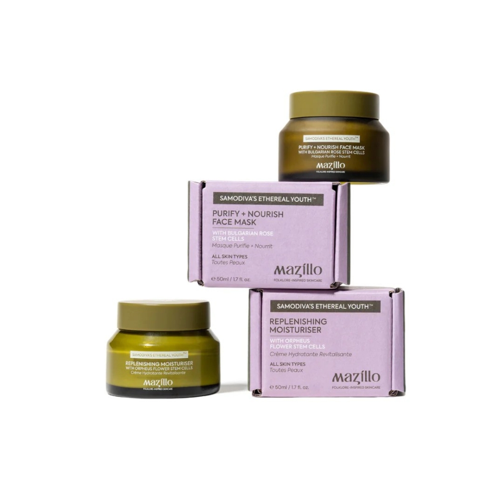 Mazillo-Маска -Хидратиращ-крем-за-лице-odonata Mazillo - Маска + Хидратиращ крем за лице