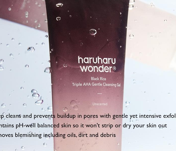 Ексфолиращ почистващ гел Triple AHA - Haruharu Wonder
