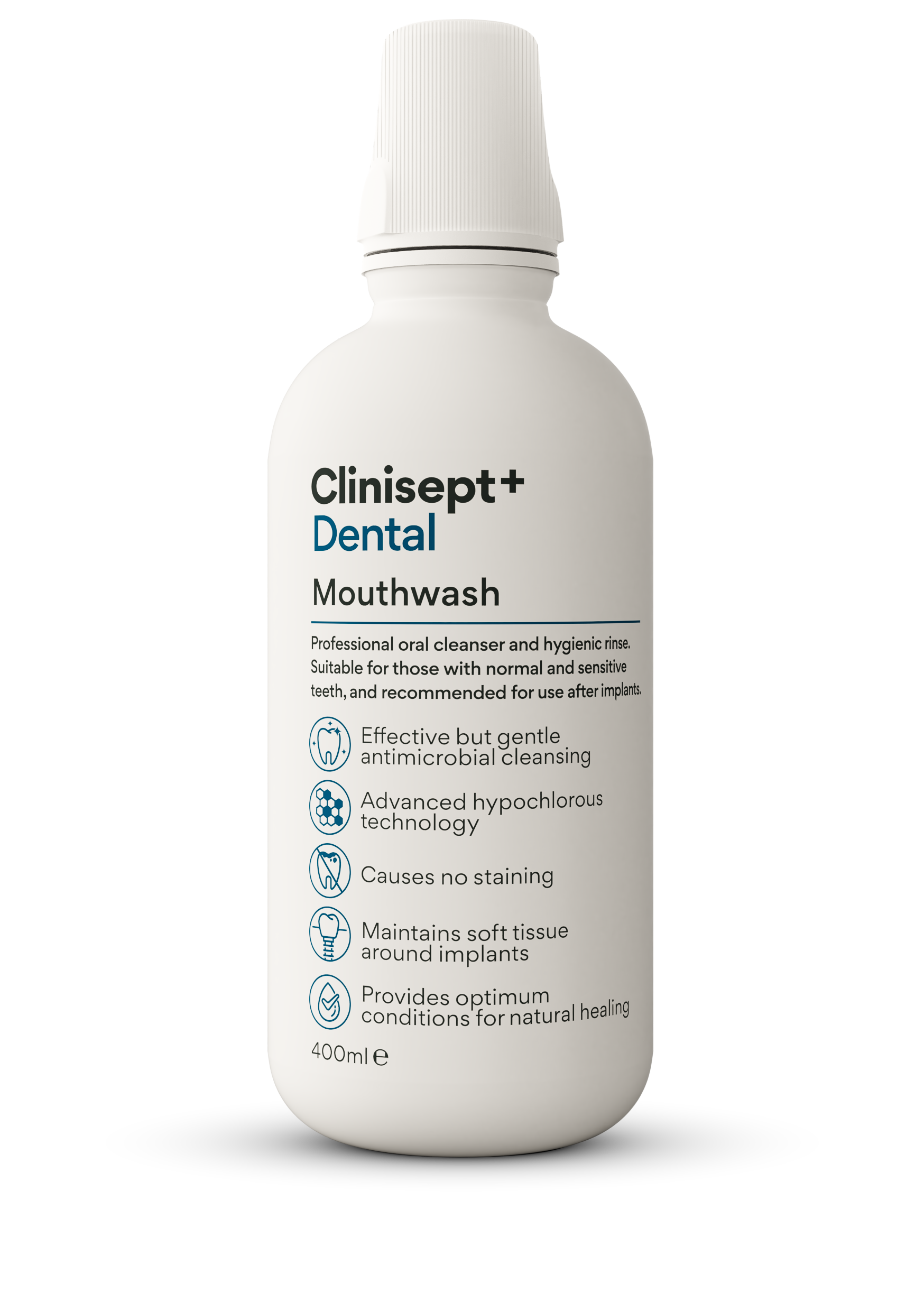 400ml Bottle-clinisept-dental-mouthwash