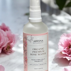 Мист за лице с премиум розова вода със стволови клетки от роза и пребиотик - Image 2
