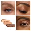 Honeysuckle - metallic champagne, soft matte apricot, metallic earthy brown