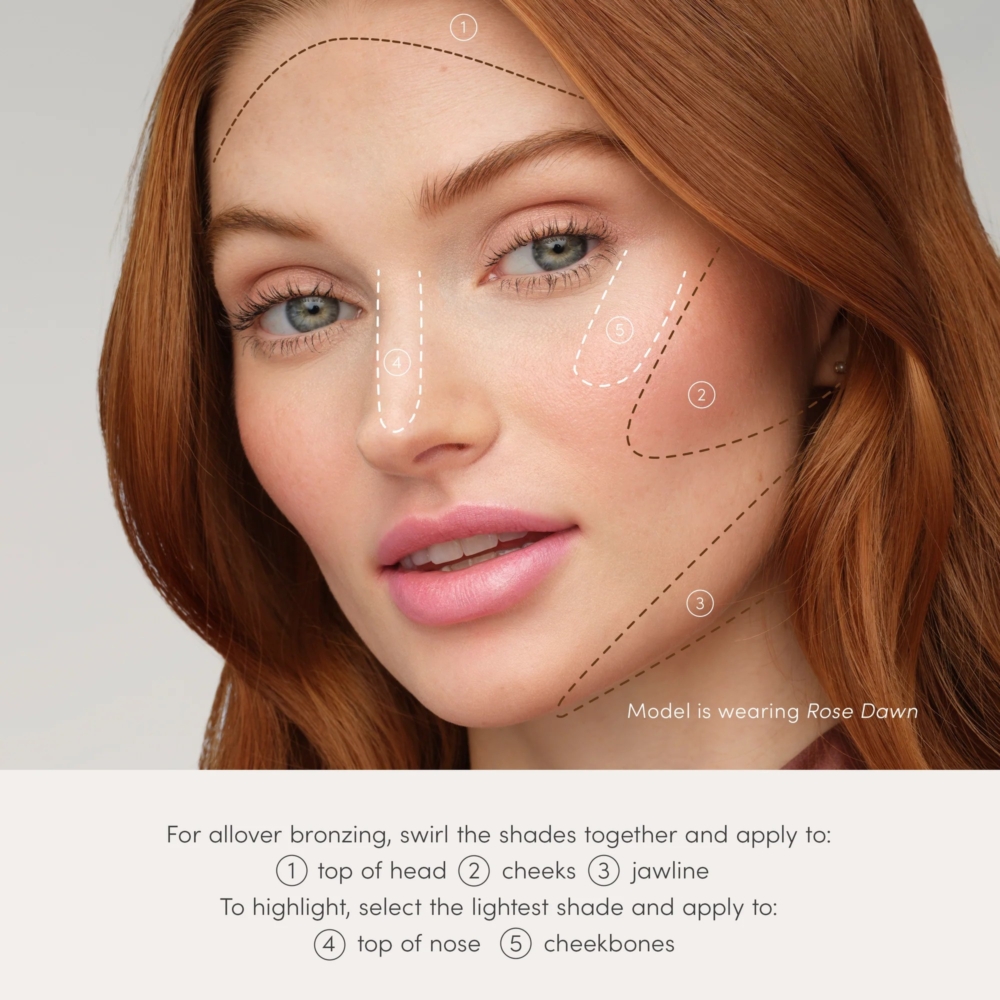 Бронзант и хайлайтър за лице и очи - Jane Iredale