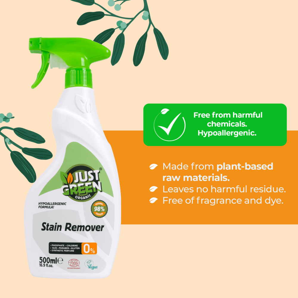 Препарат за премахване на петна - Just Green Organic