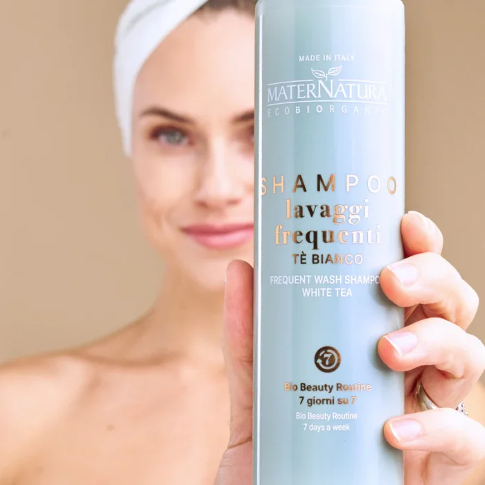 Шампоан за честа употреба с бял чай - MaterNatura - Image 4
