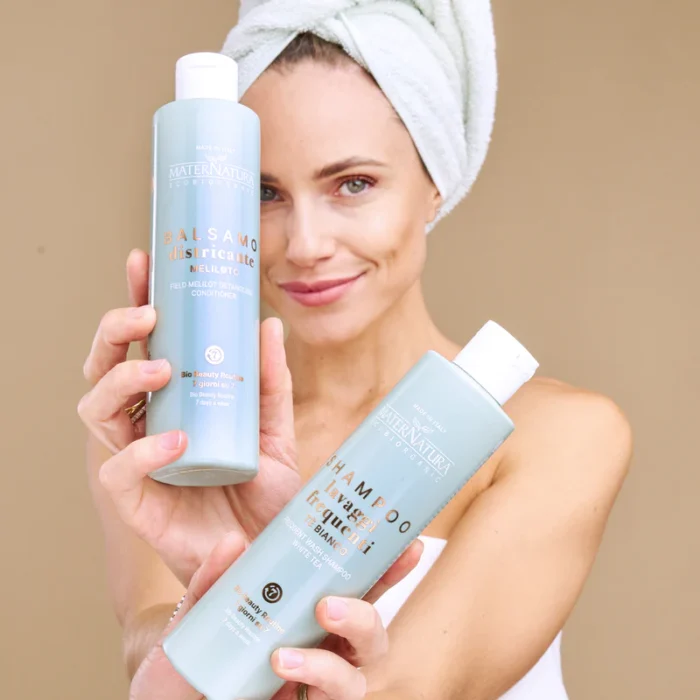 Шампоан за честа употреба с бял чай - MaterNatura - Image 2