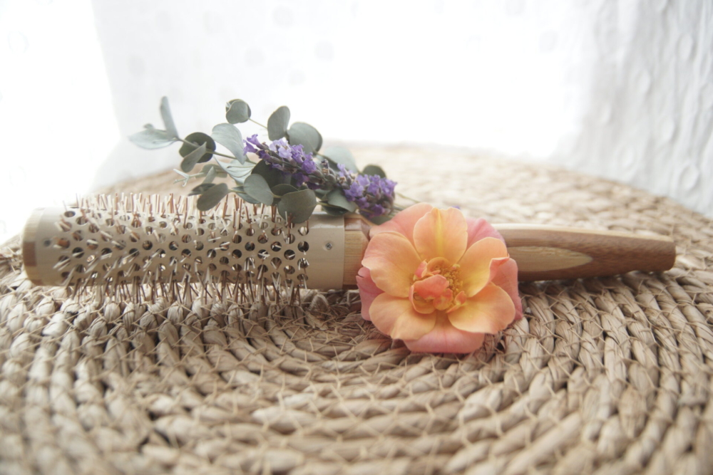 Кръгла бамбукова четка за коса 32см - Cap Bambou