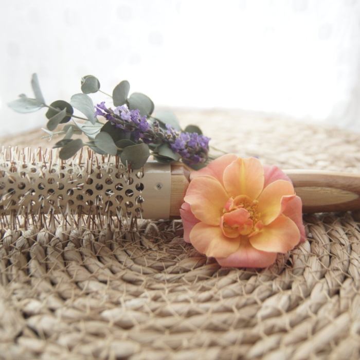 Кръгла бамбукова четка за коса 32см - Cap Bambou