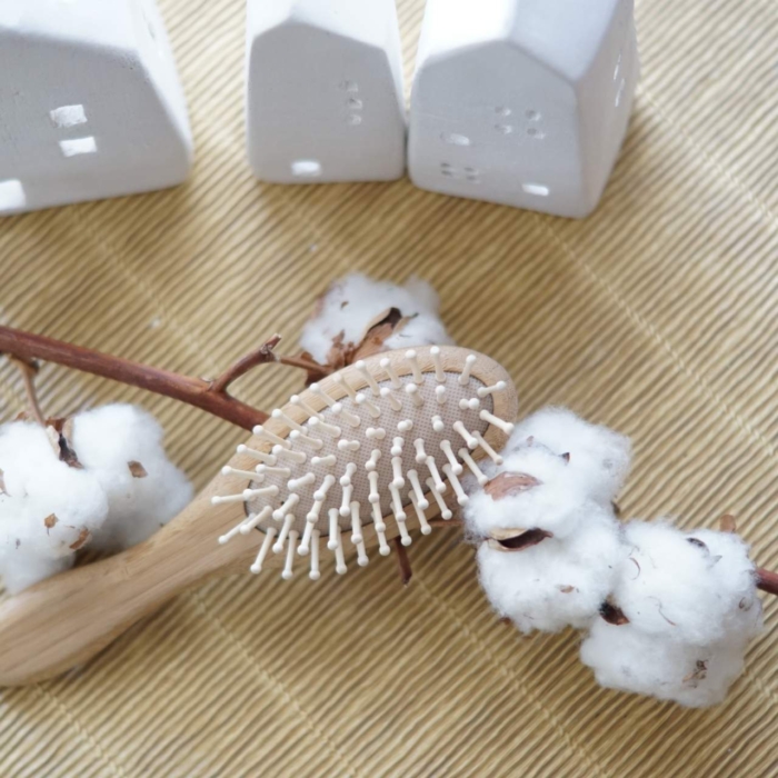 Малка бамбукова четка за коса - Cap Bambou