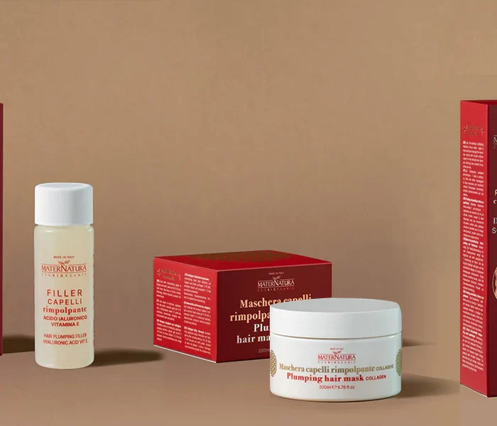 Маска за коса за оплътняване на косъма с колаген - MaterNatura - Image 2