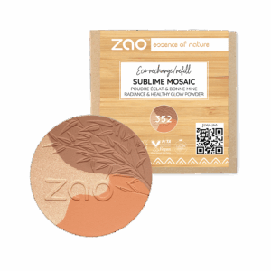ZAO Organic - 3 в 1 Руж, Бронзант и Хайлайтър - пълнител 352