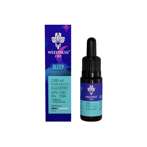 CBD масло 10% + CBN 5% за Сън с Къпина - Weedness