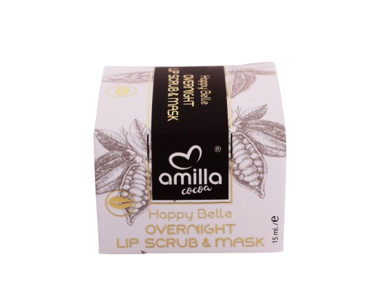 Нощна маска за устни и пилинг Happy Belle - Amilla