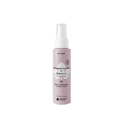 Регенериращ почистващ гел за лице с AHA и Rubiox 2.0 - Biofficina Toscana