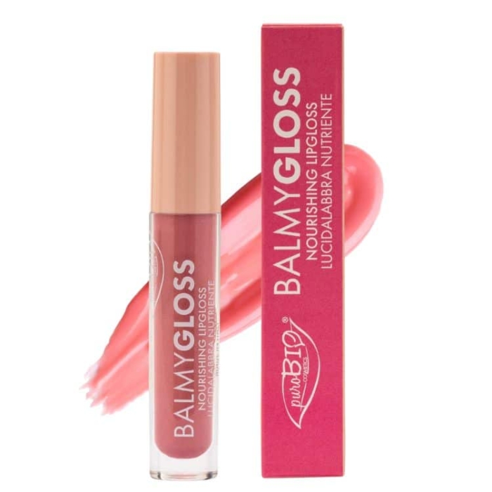 Подхранващ гланц-балсам за устни Balmy Gloss - PuroBio