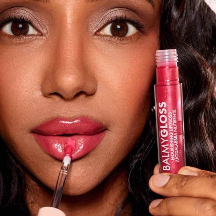 Подхранващ гланц-балсам за устни Balmy Gloss - PuroBio - Image 4