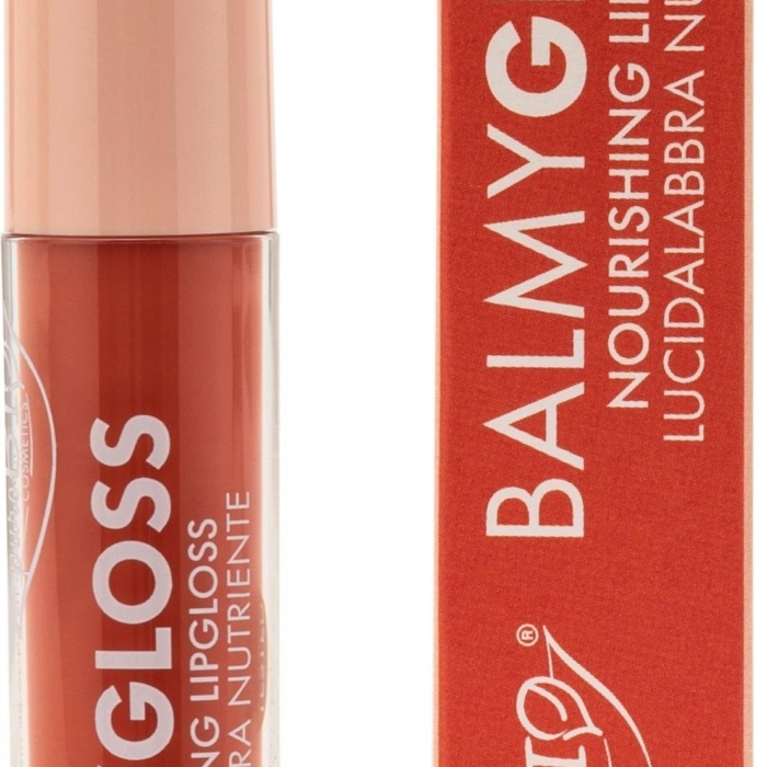 Подхранващ гланц-балсам за устни Balmy Gloss - PuroBio - Image 5