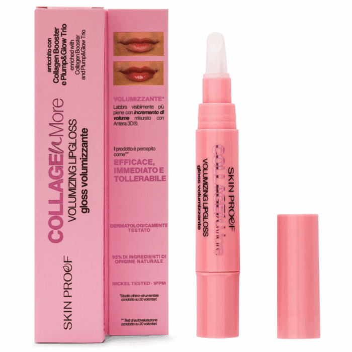 Гланц за устни с уголемяващ ефект 3D - Skin Proof Collagen More Volumizing Lipgloss