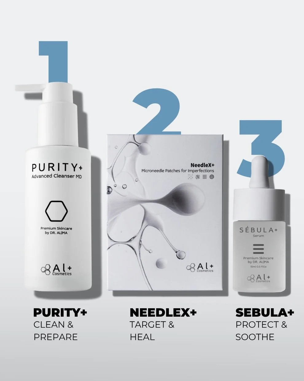 NeedleX+ Пластир с активни микроигли срещу пъпки - Al+ Cosmetics