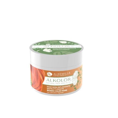 Маска за поддържане на цвета Biondo Caldo Rame - Alkemilla