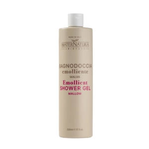 Омекотяващ душ гел с аромат на слез - MaterNatura