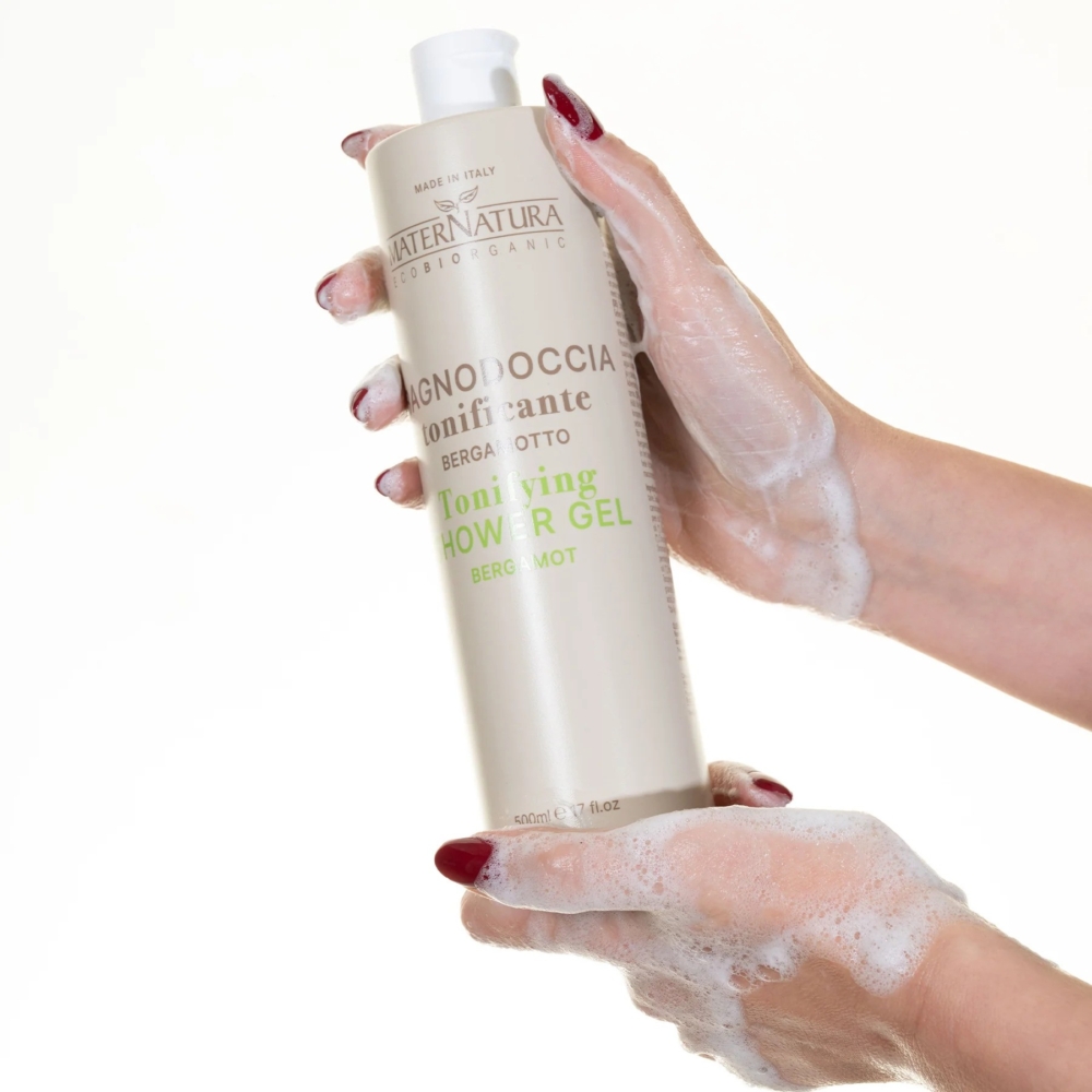 Освежаващ душ гел с бергамот - MaterNatura