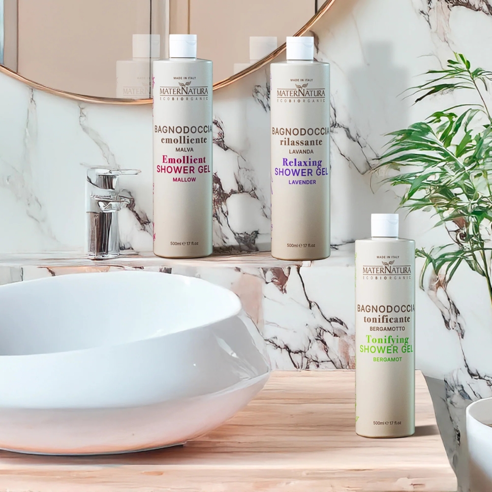 Освежаващ душ гел с бергамот - MaterNatura