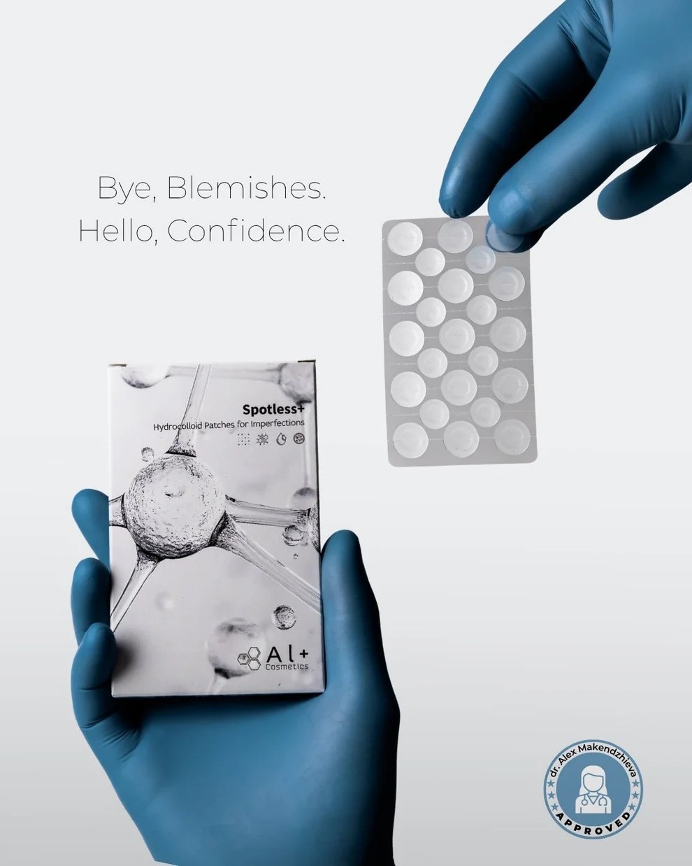Хидроколоиден пластир срещу пъпки Spotless+ - Al+ Cosmetics
