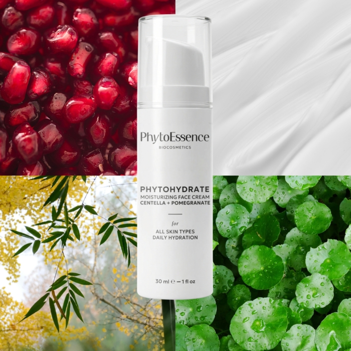 Овлажняващ крем за дълбока хидратация PhytoessenceBio от Odonata Cosmetics в airless oпаковка, подходящ за всеки тип кожа. Органик и био.