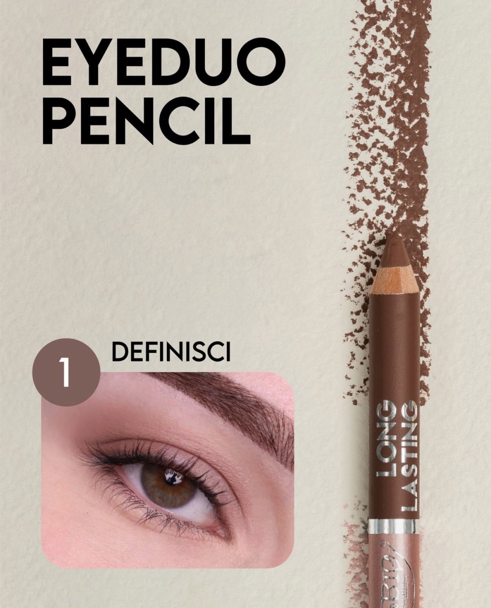 Молив за очи дуо Long Lasting Kingsize - PuroBio