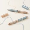 101 - Champagne/Dusty Blue