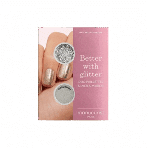 Сребърни брокатчета и огледално дуо - Manucurist