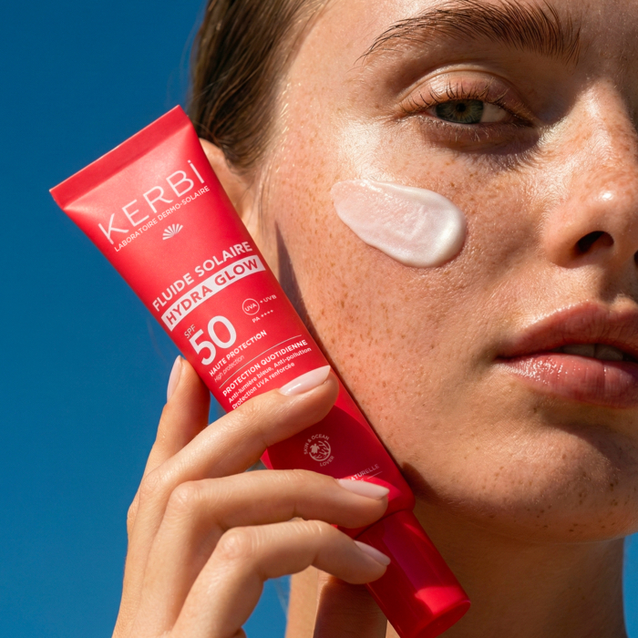 хидратиращ слънцезащитен крем за лице SPF 50 Hydra Glow