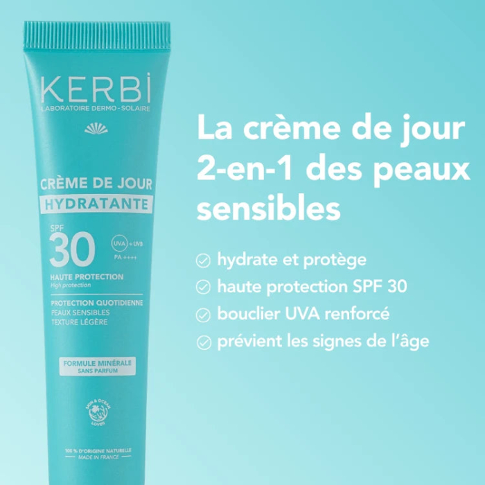 Хидратиращ крем за лице SPF 30 KERBI ползи и приложение