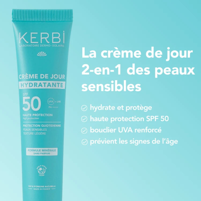 Хидратиращ крем за лице SPF 50 KERBI ползи и приложение