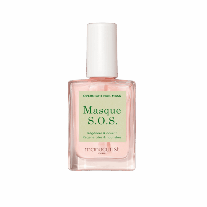 Нощна маска за нокти S.O.S. Manucurist, шише 15 мл с peel-off формула