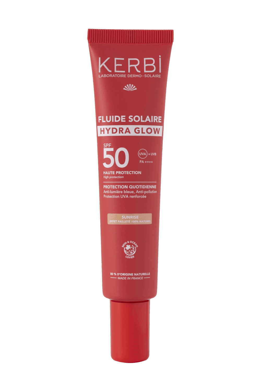 хидратиращ слънцезащитен крем за лице SPF 50 Hydra Glow
