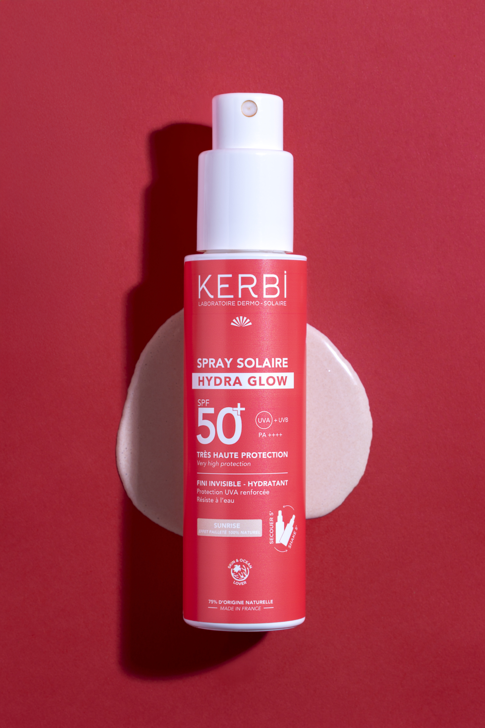 Слънцезащитен спрей SPF50+ Hydra Glow - KERBI