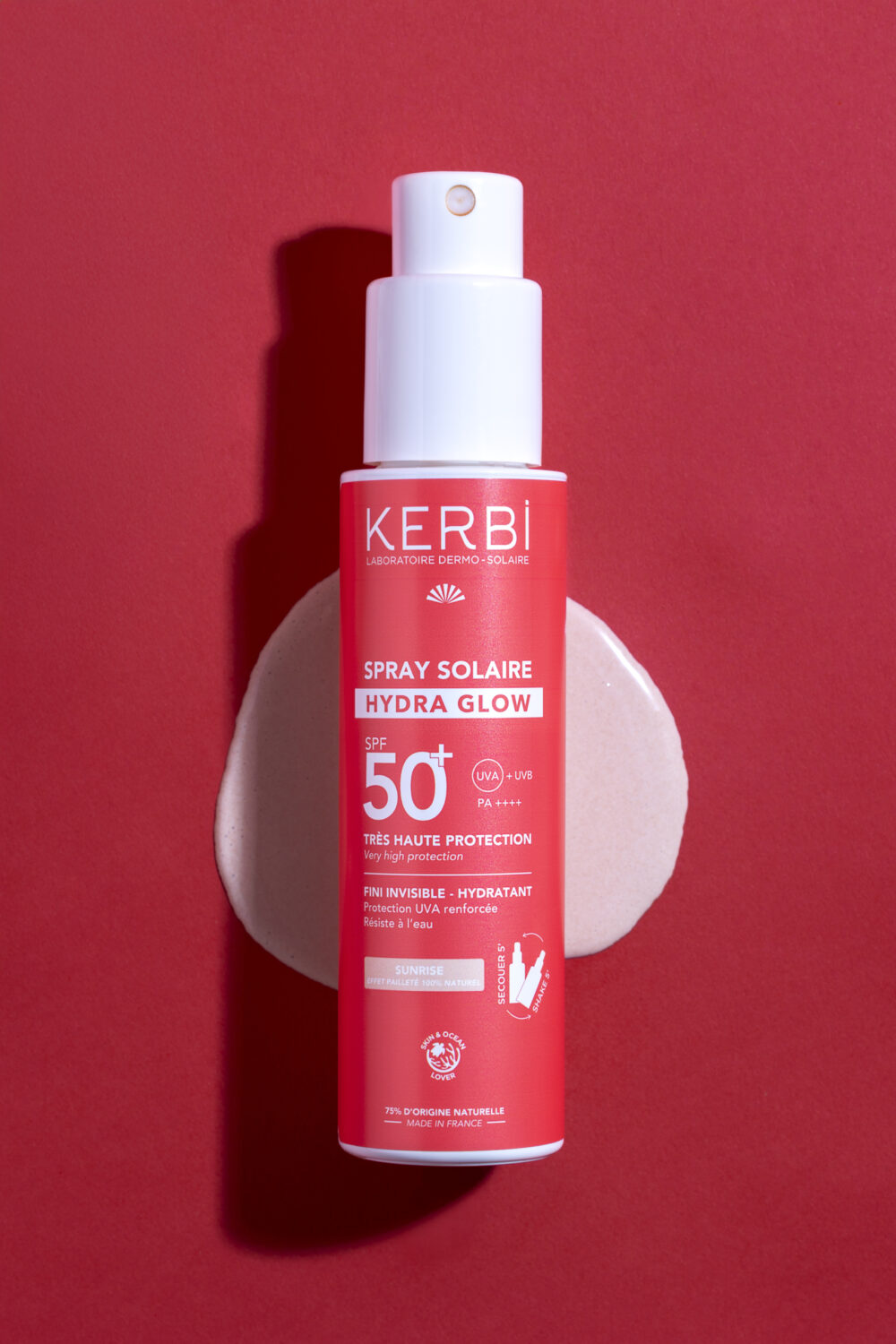 Слънцезащитен спрей SPF50+ Hydra Glow - KERBI