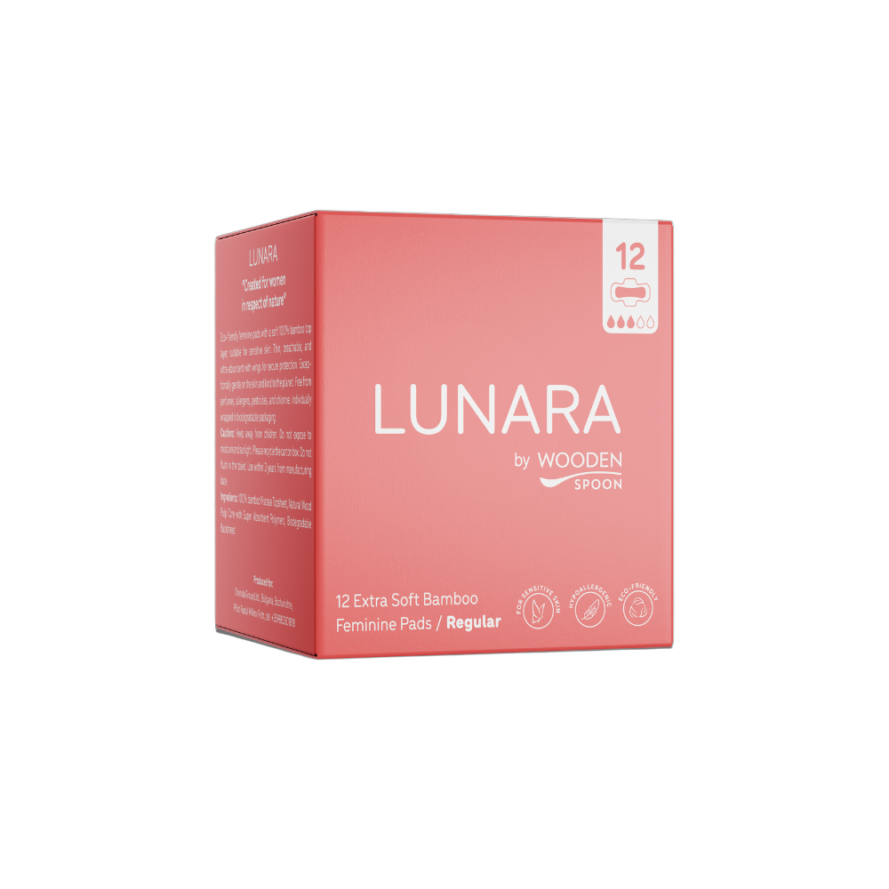Lunara бамбукови дневни превръзки кутия 12 броя
