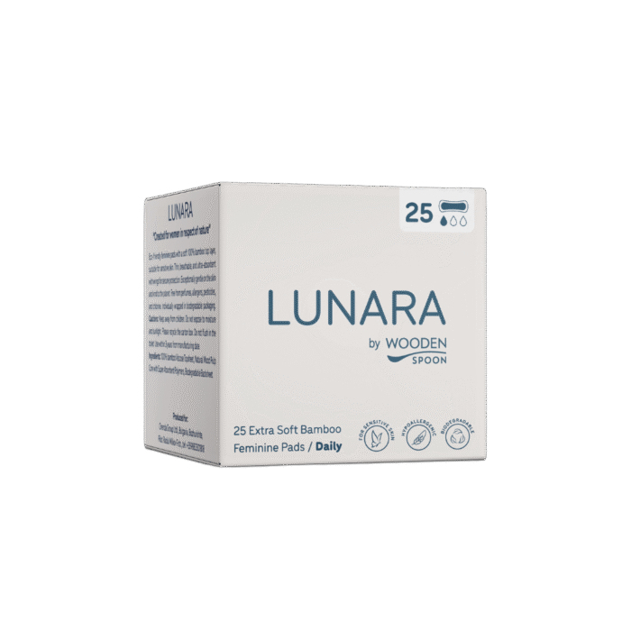 Lunara бамбукови ежедневни превръзки кутия 25 броя