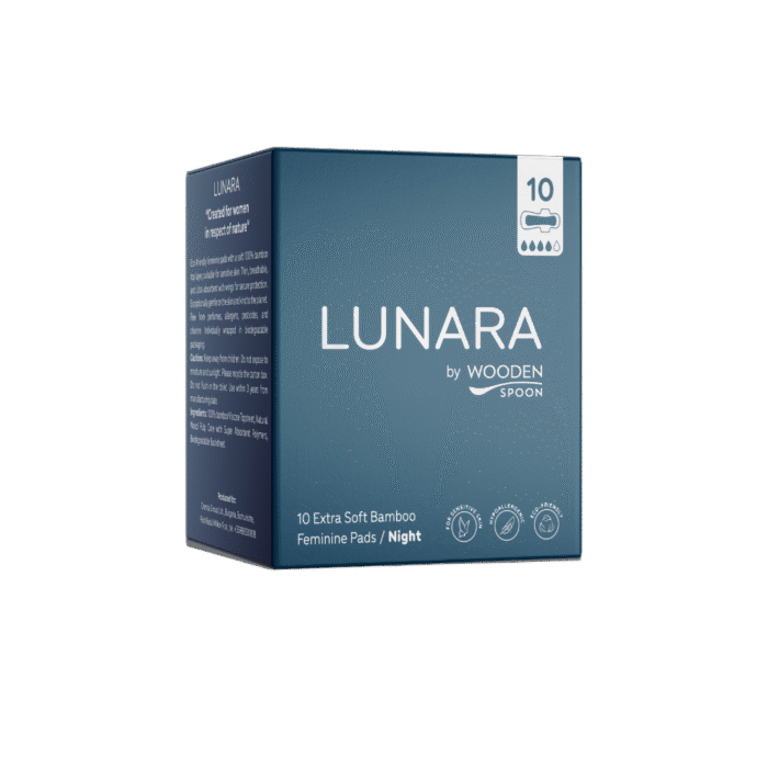 Lunara бамбукови нощни превръзки кутия 10 броя
