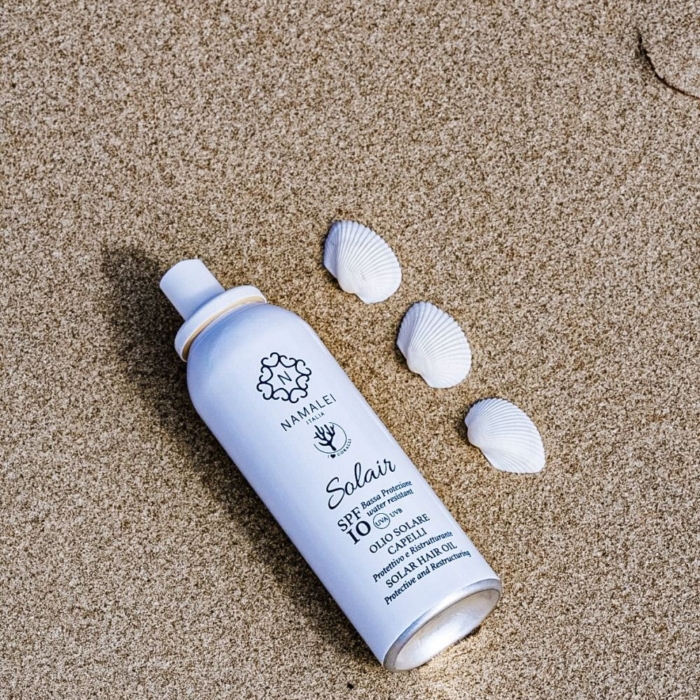 Слънцезащитно масло за коса SPF 10 Namalei текстура
