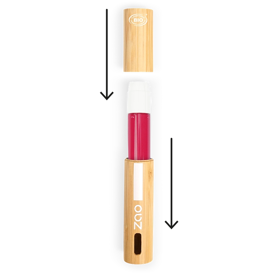 Течен руж Blush Bomb ZAO Organic Framberry детайл