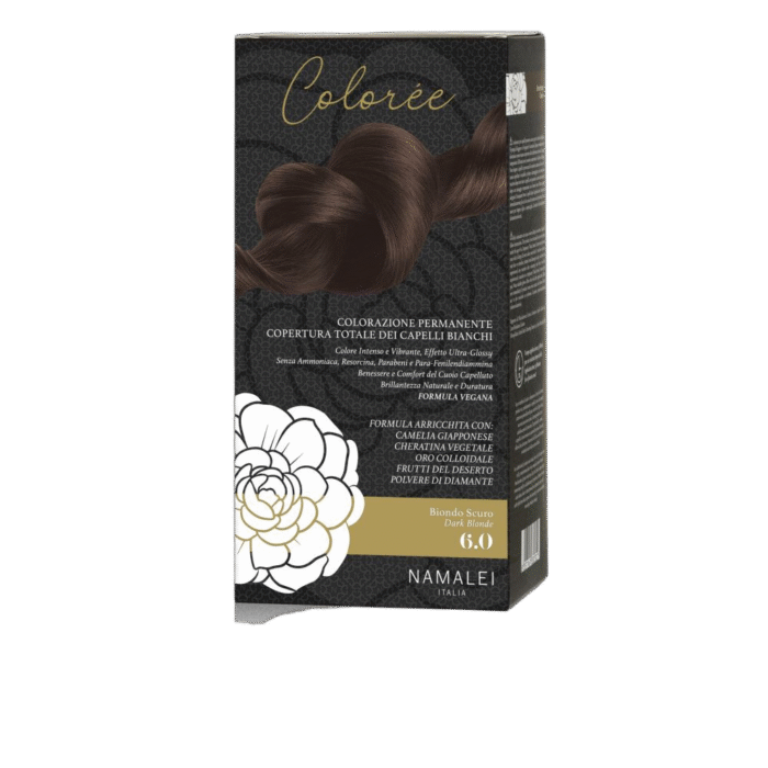Трайна боя за коса Colorée 6.0 Тъмно русо Namalei комплект