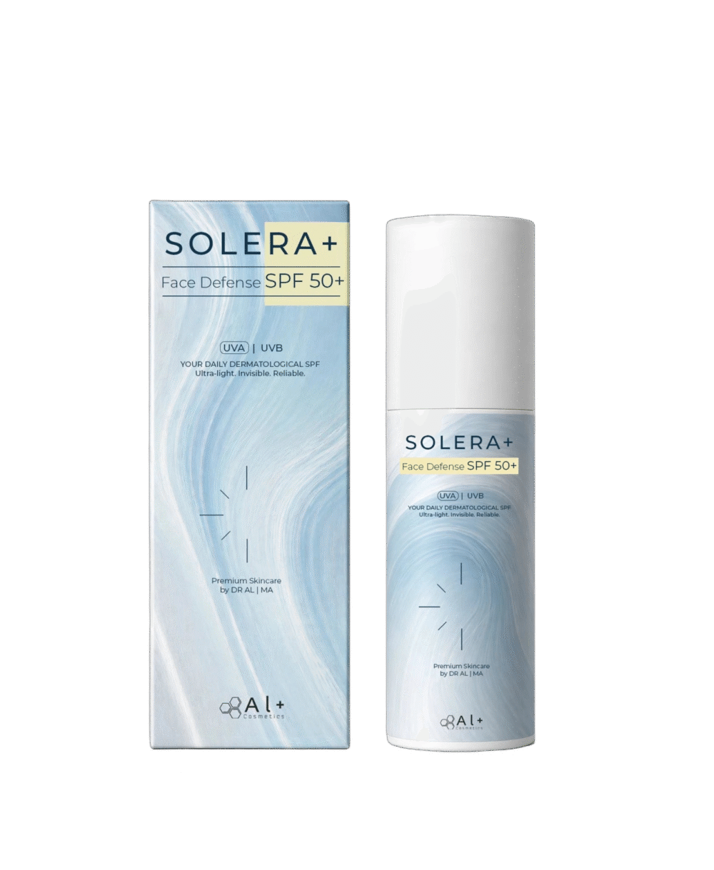 слънцезащитен-флуид-за-лице-solera-spf50-odonata SOLERA+ слънцезащитен флуид за лице SPF 50+ Al+ Cosmetics 50 мл