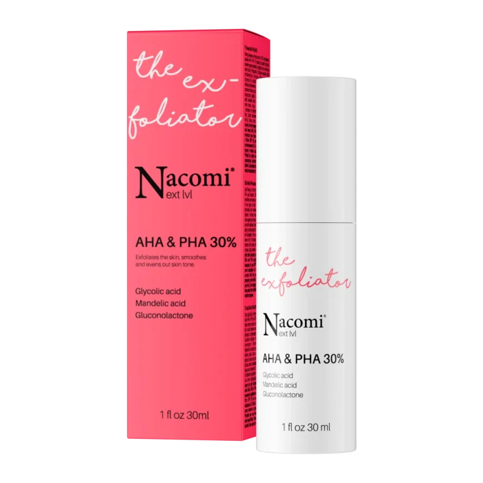 Киселинен пилинг AHA и PHA 30% Nacomi Next Level